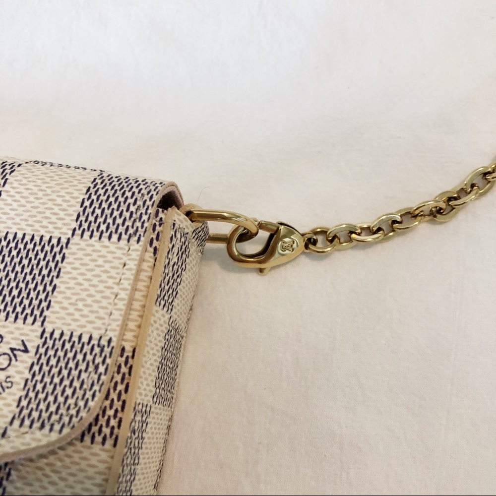 ‼️SOLD‼️ Louis Vuitton Felicie Pochette Damier - Picture 8 of 10